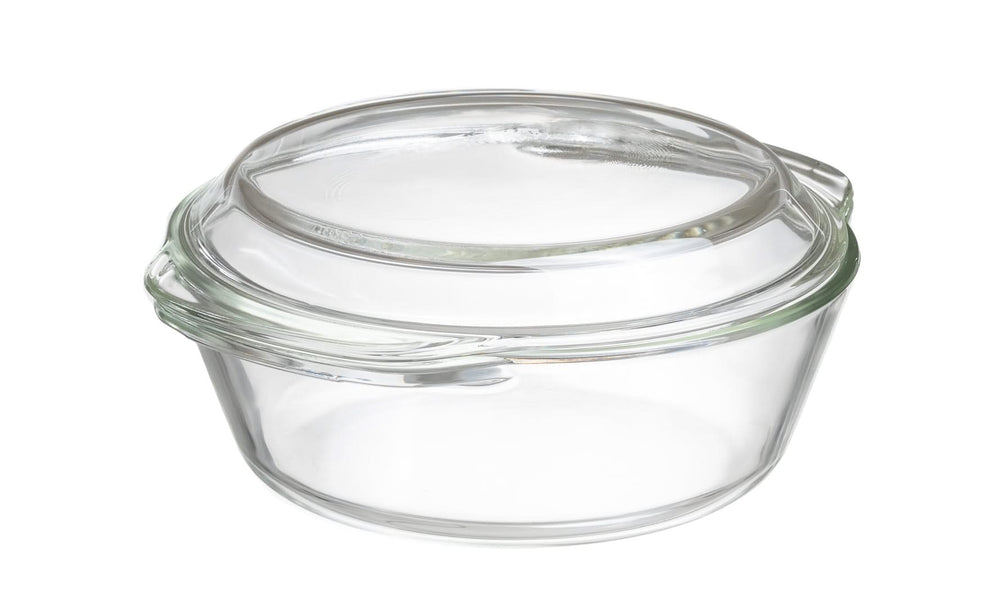 Sareva Oven dish with lid- Heat resistant glass - ø 19.5 cm / 1.5 liters