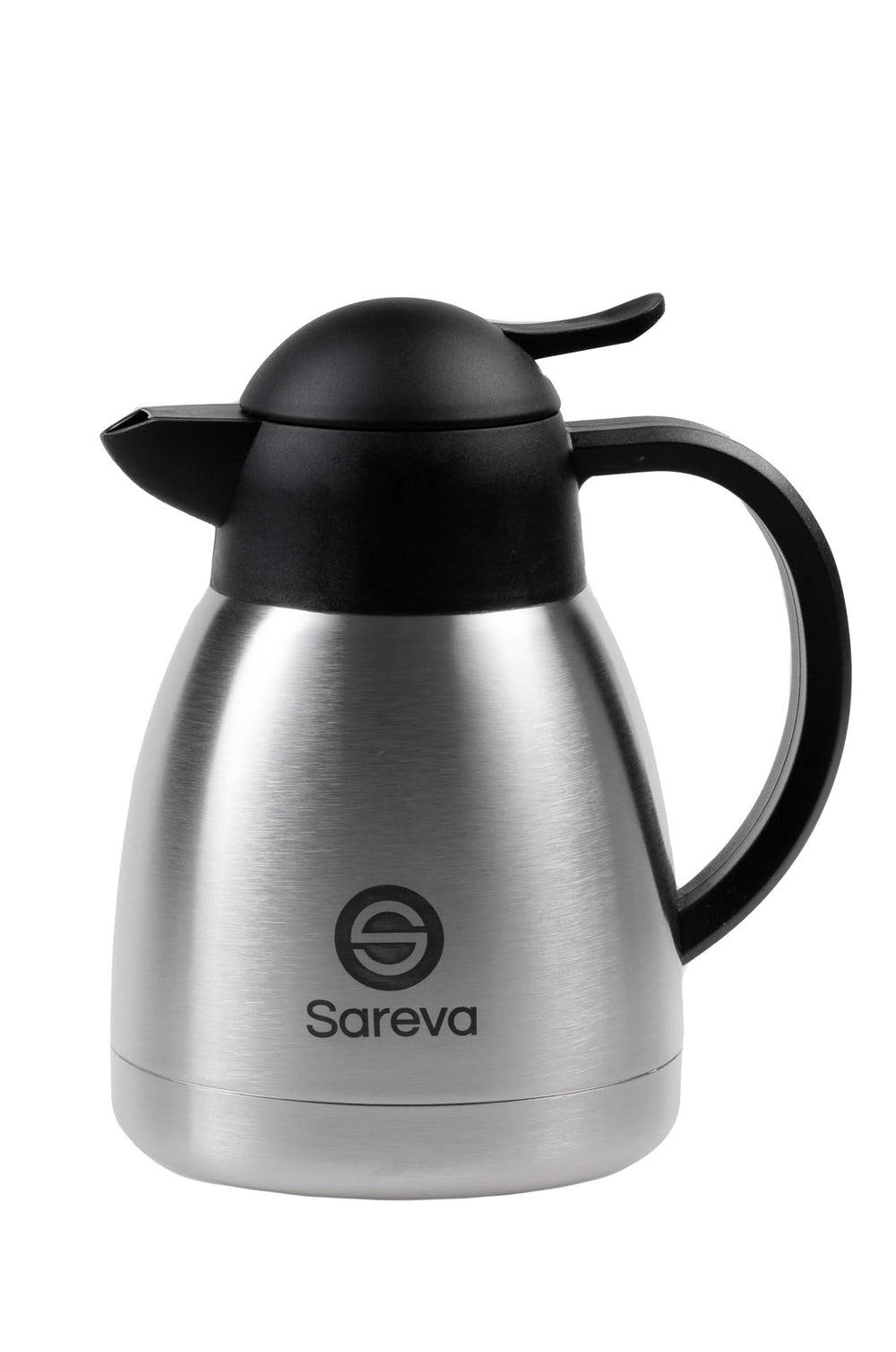 Sareva Thermos jug - stainless steel - Black - 1 liter