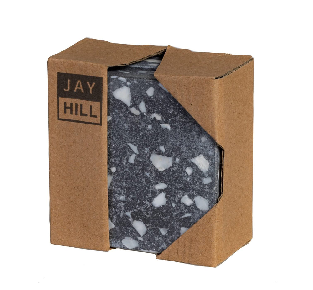 Jay Hill Coasters Terrazzo - Gray - 10 x 10 cm - 4 Pieces