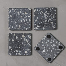 Jay Hill Coasters Terrazzo - Gray - 10 x 10 cm - 4 Pieces