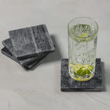 Jay Hill Coasters Marble - Gray - 10 x 10 cm - 4 Pieces