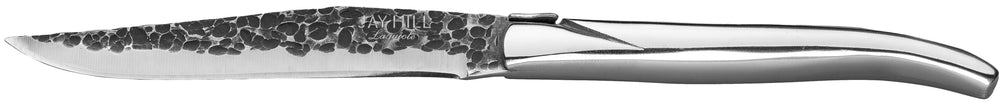 Jay Hill Steak knives Laguiole - Raw Black - stainless steel - 6 Pieces