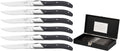 Jay Hill Steak knives Laguiole - Black - 6 Pieces