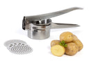 Sareva Mash squeezer / Potato press - stainless steel - ø 10 cm