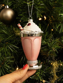 Nordic Light Christmas Ball Milkshake 14 cm