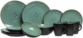 Cookinglife Tableware set Borneo - 16-piece / 4 people - Green