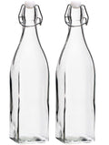 Cookinglife Shackle Bottles Square - 1 Liter - 2 Pieces