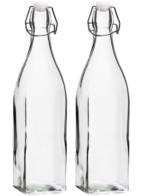 Cookinglife Shackle Bottles Square - 1 Liter - 2 Pieces