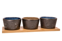 Cosy & Trendy Serving board Bolivia - with bowls - 35 x 11 cm