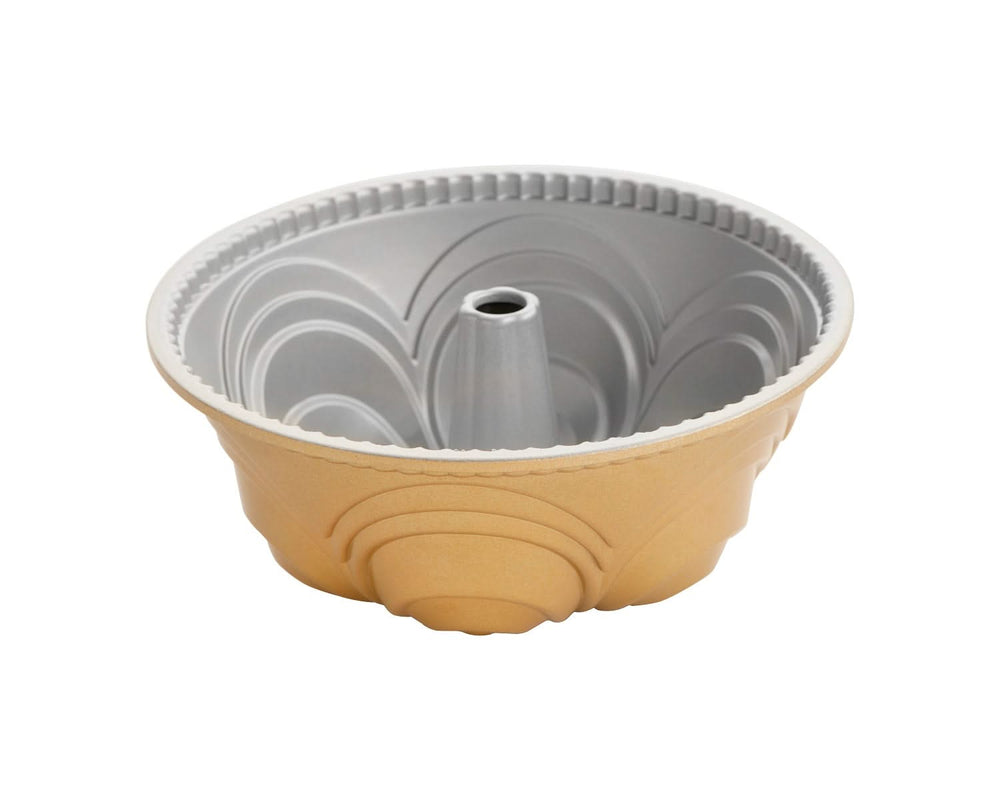 Nordic Ware Turban / bake form - Chiffon Bundt Gold - cast aluminum - ø 25 / 2.4 liter