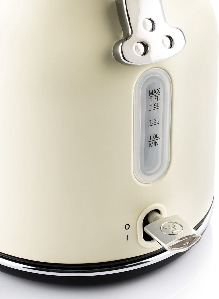 Westinghouse Retro Kettle + Toaster 2 Slots - White