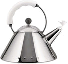 Alessi Whistling kettle - 9093 W - White - 2 liters - by Micheal Graves