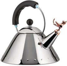 Alessi Whistling kettle Tea Rex - 9093REX B - Black - 2 liters - by Micheal Graves