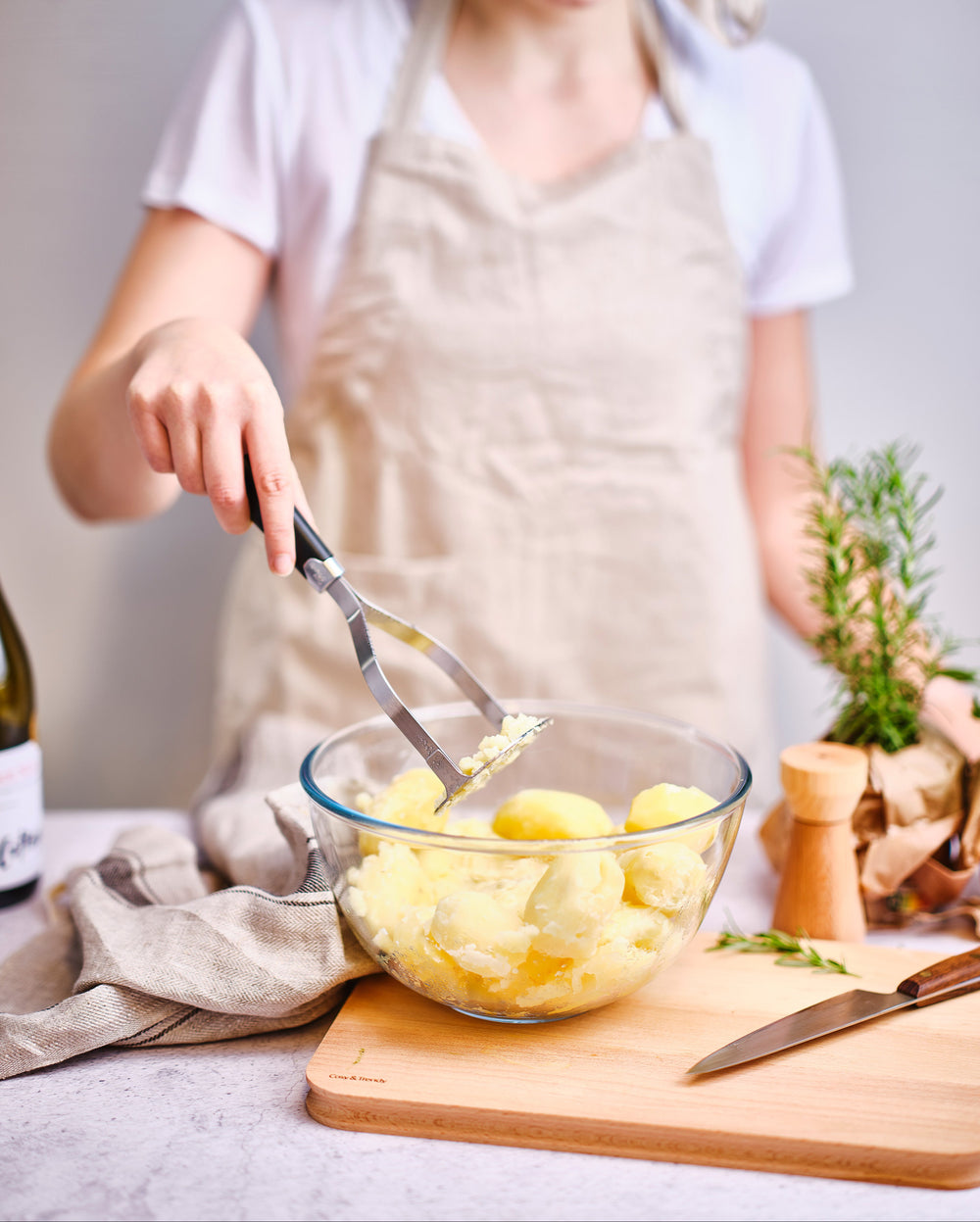 Cosy & Trendy Potato Masher - Delish - Stainless Steel Black