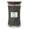 WoodWick Scented Candle Large Frasier Fir - 18 cm / ø 10 cm - Scented Candle in Glass - Wooden Wick