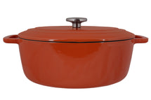 Cosy & Trendy Casserole Fontestic Cast Iron Rust Oval - 31 x 24 cm -. Enamelled