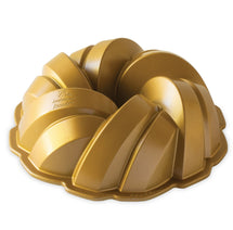 Nordic Ware Turban / bake form - Braided Bundt Gold - cast aluminum - ø 27 cm / 3.5 liter