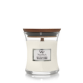 WoodWick Scented Candle Mini White Tea & Jasmine - 8 cm / ø 7 cm - Scented Candle in Glass - Wooden Wick