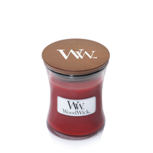 WoodWick Scented Candle Mini Cinnamon Chai - 8 cm / ø 7 cm - Scented Candle in Glass - Wooden Wick