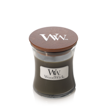 WoodWick Scented Candle Mini Frasier Fir - 8 cm / ø 7 cm - Scented Candle in Glass - Wooden Wick