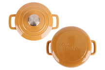 Cosy & Trendy Casserole Fontestic Cast Iron Amber Gold Ø 20 cm / 2.7 Liter - Enamelled