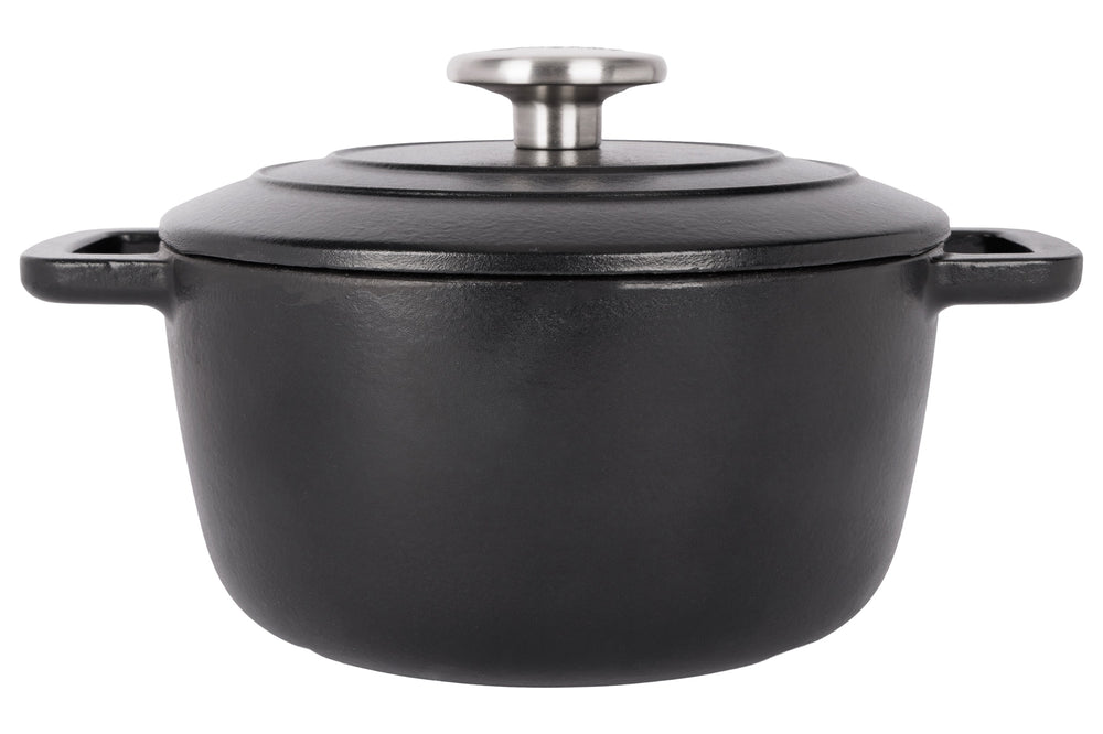 Cosy & Trendy Casserole Fontestic Cast Iron Black Ø 20 cm / 2.7 Liter - Enamelled