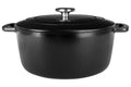 Cosy & Trendy Casserole Fontestic Cast Iron Black Ø 24 cm / 4.6 Liter - Enamelled