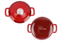 Cosy & Trendy Casserole Fontestic Cast Iron Traditional Red Ø 20 cm / 2.7 Liter - Enamelled