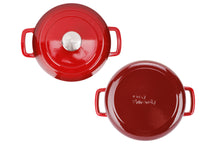 Cosy & Trendy Casserole Fontestic Cast Iron Traditional Red Ø 24 cm / 4.6 Liter - Enamelled