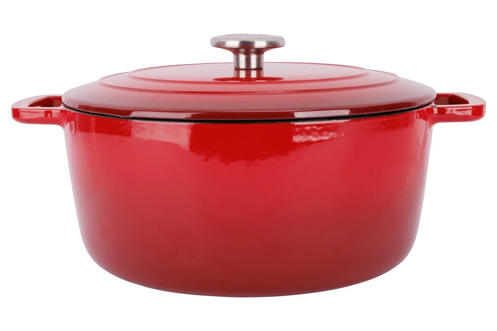 Cosy & Trendy Casserole Fontestic Cast Iron Traditional Red Ø 28 cm / 8 Liter - Enamelled