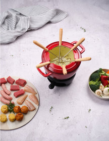 Cosy & Trendy Fondue set Fontestic Cast Iron Traditional Red - Ø 18 cm