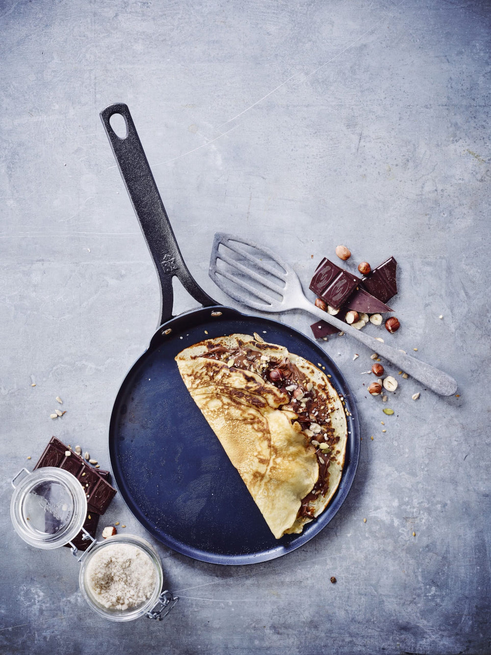 BK Pancake pan / Crepe pan Black Steel - ø 26 cm