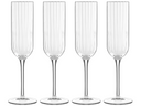 Luigi Bormioli Champagne Glasses - Flutes - Bach - 210 ml - 4 Pieces