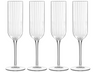 Luigi Bormioli Champagne Glasses - Flutes - Bach - 210 ml - 4 Pieces