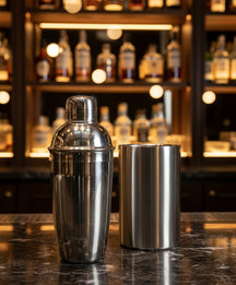 Cookinglife Bar Set Stainless Steel 2-Piece - Cocktail Shaker and Wine Cooler