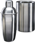 Cookinglife Bar Set Stainless Steel 2-Piece - Cocktail Shaker and Wine Cooler