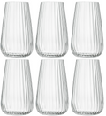 Luigi Bormioli Long Drink Glasses - Water Glasses - Cocktail Glasses - Speakeasies - 570 ml - 6 Pieces