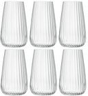 Luigi Bormioli Long Drink Glasses - Water Glasses - Cocktail Glasses - Speakeasies - 570 ml - 6 Pieces