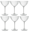 Luigi Bormioli Martini glasses - Cocktail glasses - Speakeasies - 220 ml - 6 Pieces