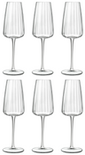 Luigi Bormioli Champagne Glasses - Flutes - Speakeasies - 210 ml - 6 Pieces