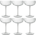 Luigi Bormioli Champagne Glasses - Champagne Coupe - Speakeasies - 300 ml - 6 Pieces