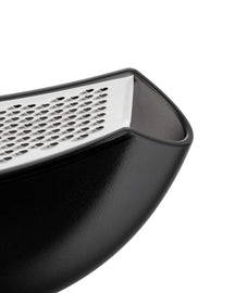 Alessi Grater - with collection tray - Parmenide - AARU01 B - Black - by Alejandro Ruiz