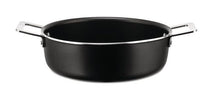 Alessi Casserole Pots&Pans - AJM102/24 B - Black - ø 24 cm / 3.4 liters - by Jasper Morrison