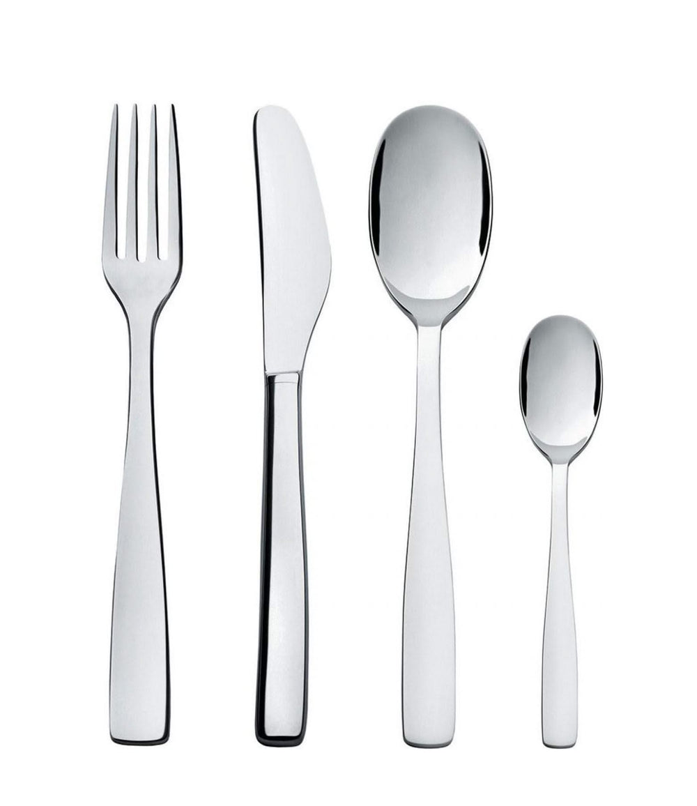 Alessi Cutlery set Knifeforkspoon - AJM22S24M - Monoblock - 24-piece / 6 people - by Jasper Morrison