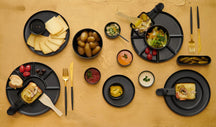 ASA Selection Gourmet plate Coppa Kuro - Porcelain - Black - ø 24 cm