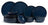 ASA Selection Tableware set Saisons - Midnight Blue - 18-piece / 6 people