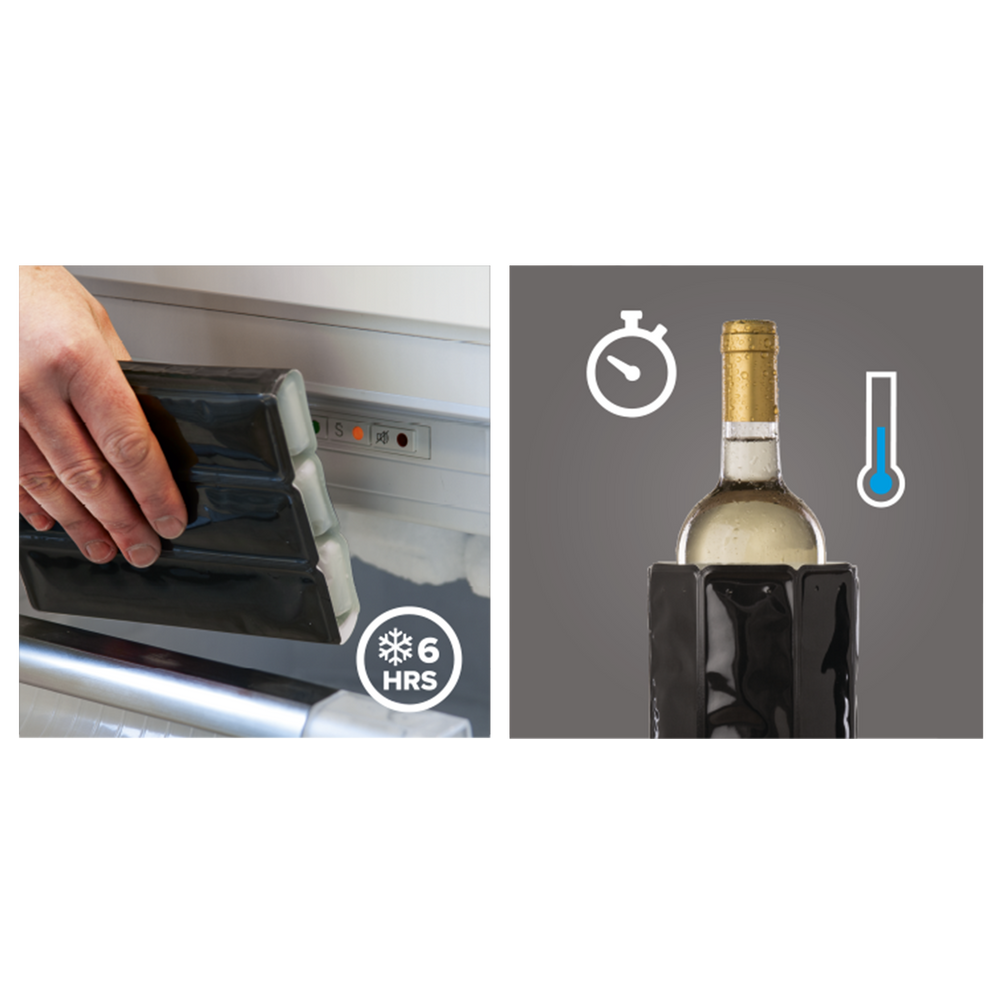 Vacu Vin Wine Cooler Active Cooler - Sleeve - Silver