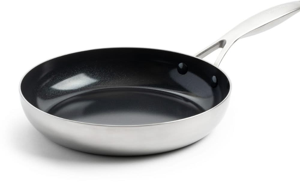 GreenPan Frying pan Geneva - stainless steel - ø 24 cm -. Ceramic non-stick coating