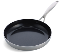 GreenPan Frying pan Geneva - stainless steel - ø 28 cm -. Ceramic non-stick coating