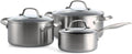 GreenPan Cookware set Geneva - stainless steel - 3 piece set